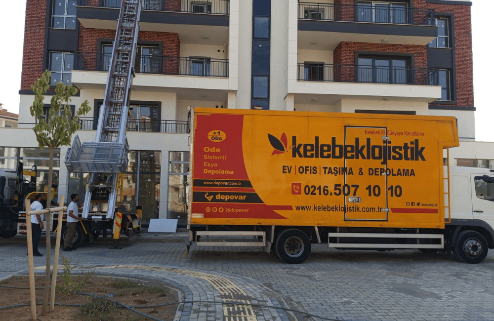 Şaşkınbakkal dış cephe nakliyat teleskopik asansörü kurulumu